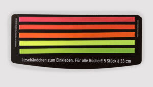 Lesebändchen Etui Multicolor