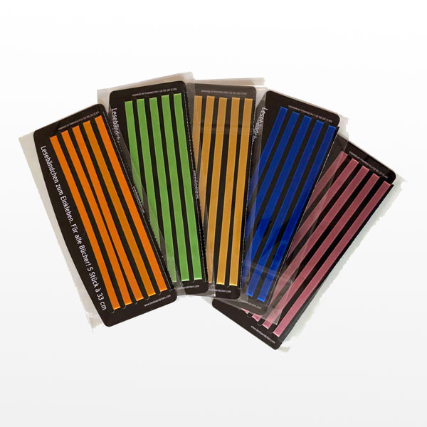 Lesebändchen Etui Monocolor